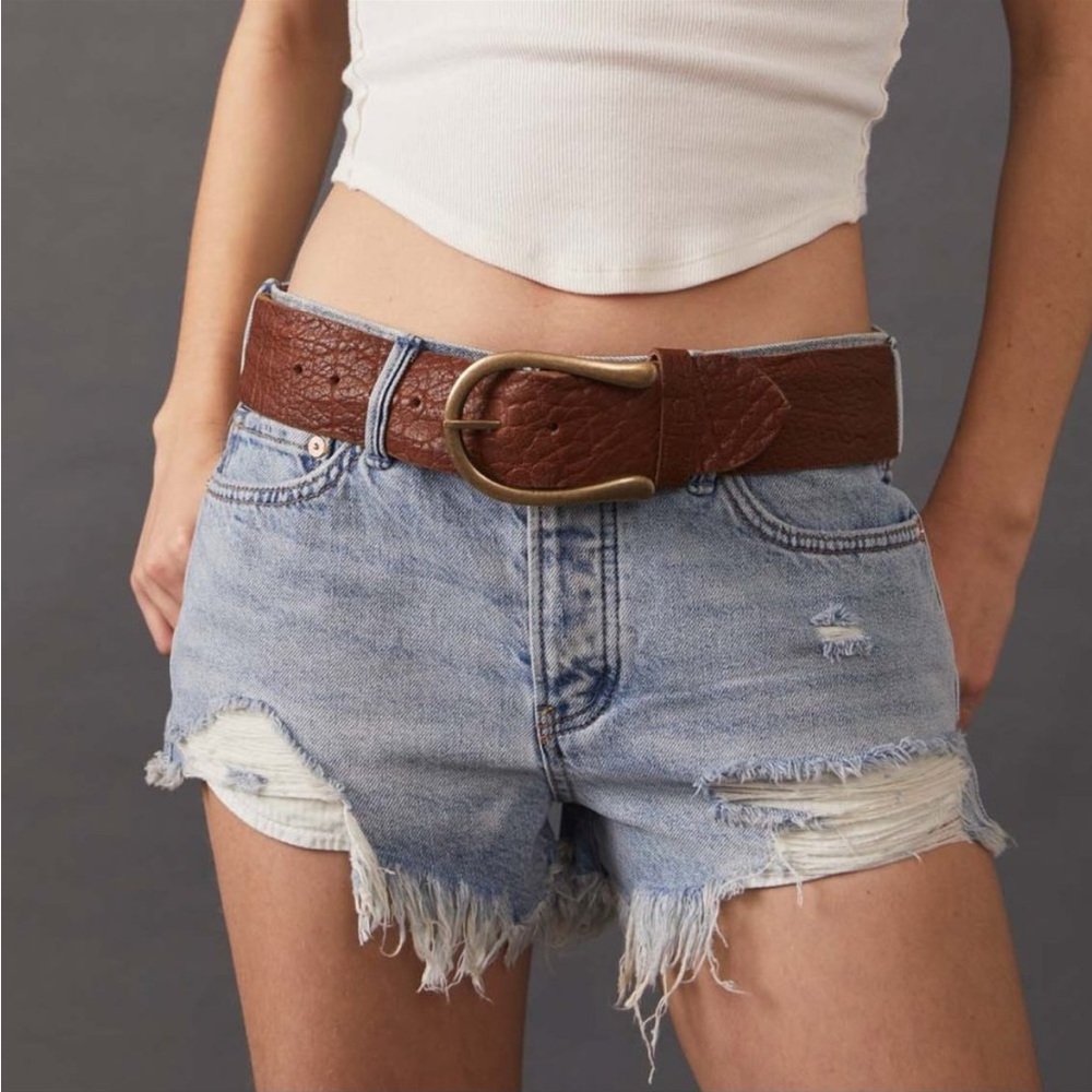 NWT Free People We The Free Rosebery Belt / Cognac